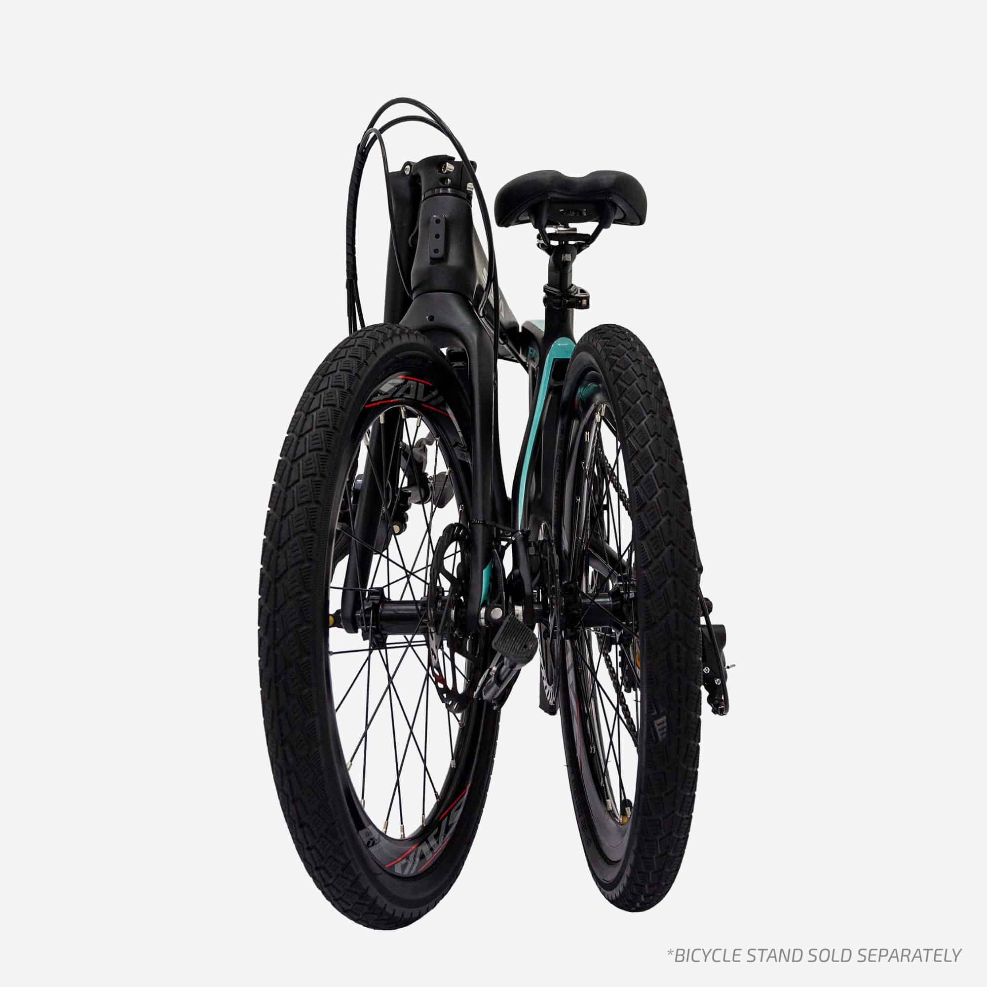 SAVA V21-9S Green Foldable Bicycle