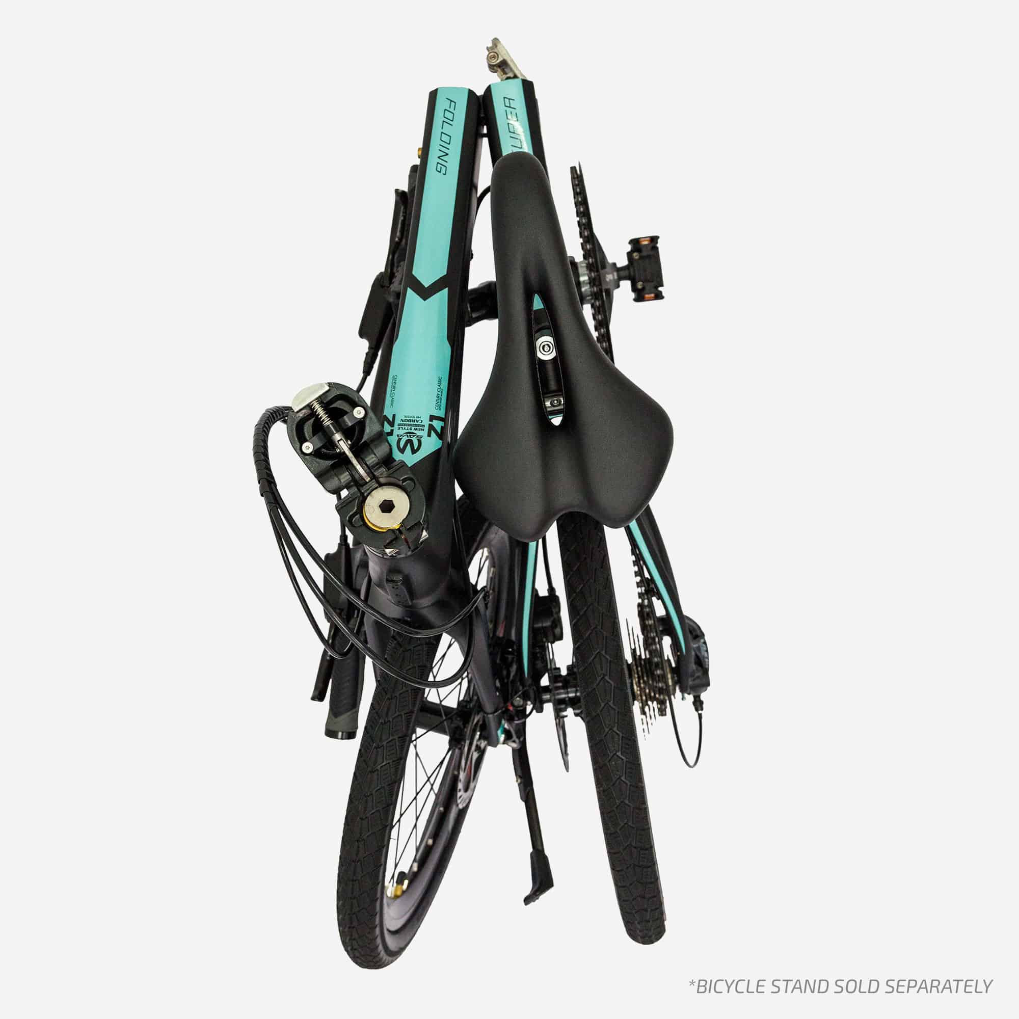 SAVA V21-9S Green Foldable Bicycle