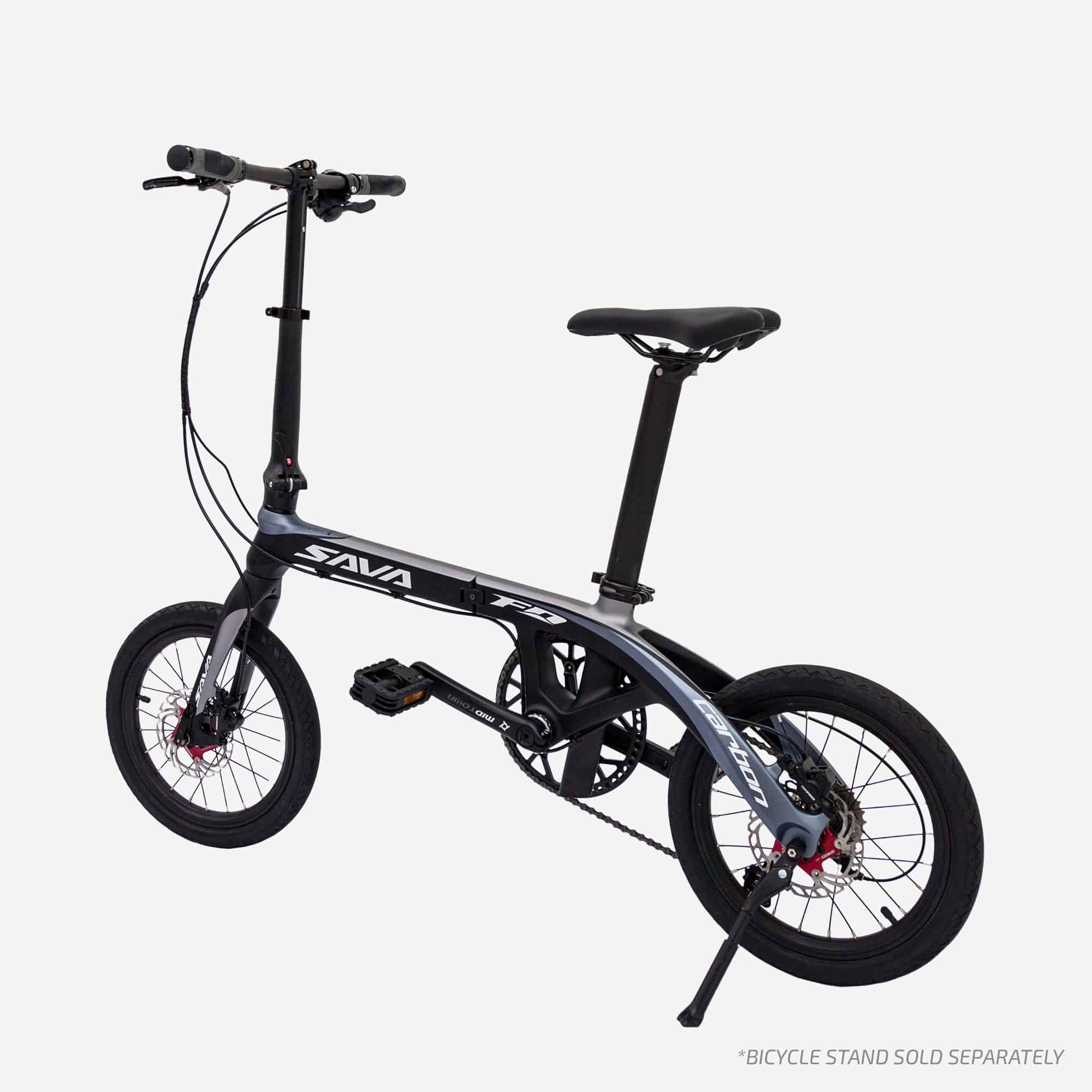 SAVA V22-9S Grey Foldable Bicycle