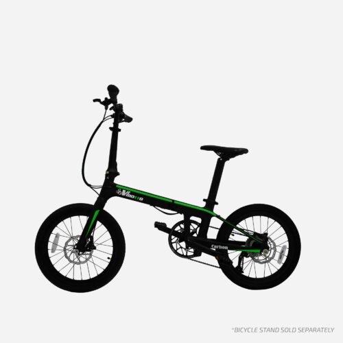 V2 Motto V28-9S Black Green Foldable Bicycle