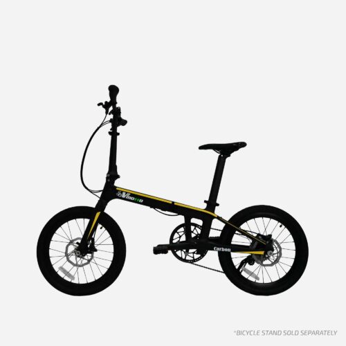 V2 Motto V28-9S Black Yellow Foldable Bicycle