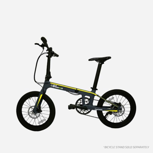 V2 Motto V28-9S Grey Yellow Foldable Bicycle
