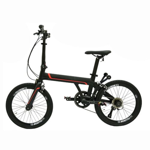 SAVA V29-9S Black Red Foldable Bicycle