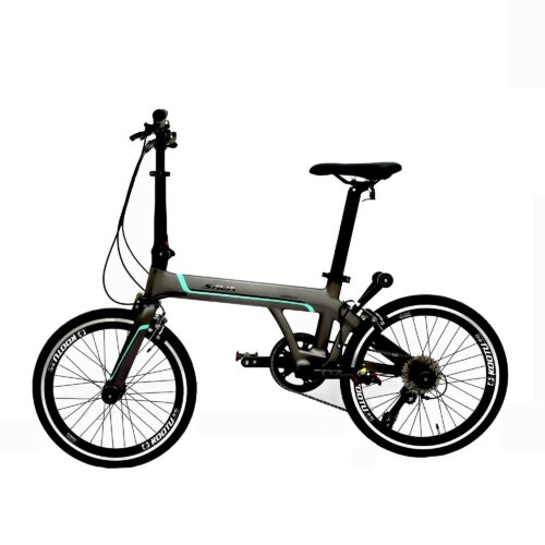 SAVA V29-9S Silver Green Foldable Bicycle